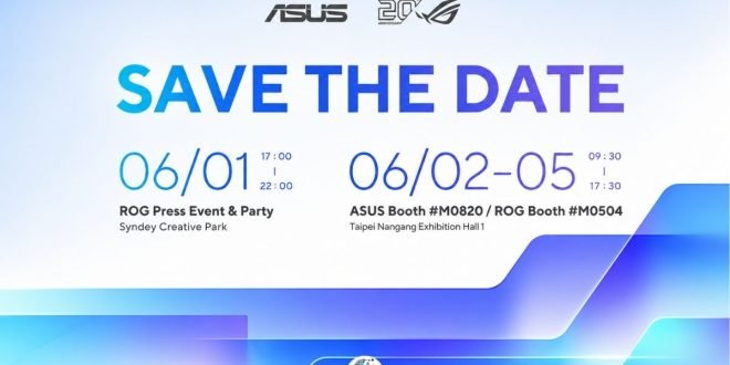 ASUS and Republic of Gamers to Showcase Next-Generation AI at Computex 2026